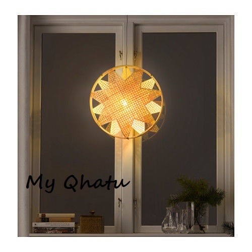 Ikea Strala Pendant Lamp Shade White Star Decoration For Sale