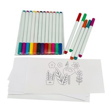 12pcs Sublimation Marker Pens with 30 Sheets 3.7" x 8.3" Sublimation Paper USA