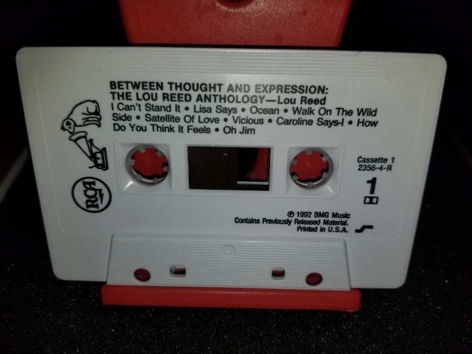 LOU REED ‎– Between Thought And Expression Vintage (Cassette Tape) 📼  1992 MINT Foto 4 de 4