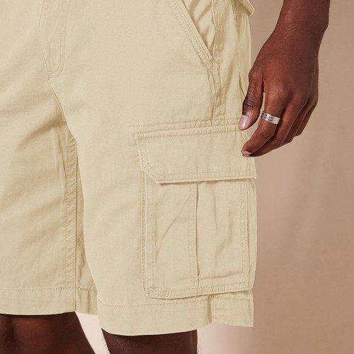 Men's Cargo Shorts Classic Fit 10-Inch Cotton Twill Big Tall with Multi Pocket - Picture 4 of 27