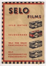 England Old Decorated paper Selo Films Wallet Photograp