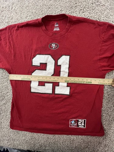 Mitchell & Ness Deion Sanders San Francisco 49ers Shirt 2XL XXL Small Flaw - Picture 8 of 13