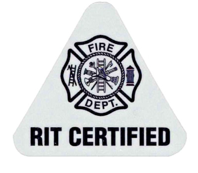 RIT CERTIFIED Highly Reflective FIRE DEPARTMENT Helmet Decal - 2 ...