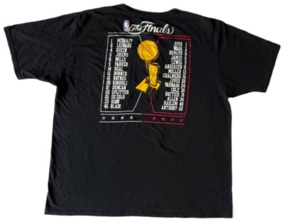 NBA at フィフティ Adidas 2013 NBA Finals Spurs VS Heat Black T-Shirt Size 2X