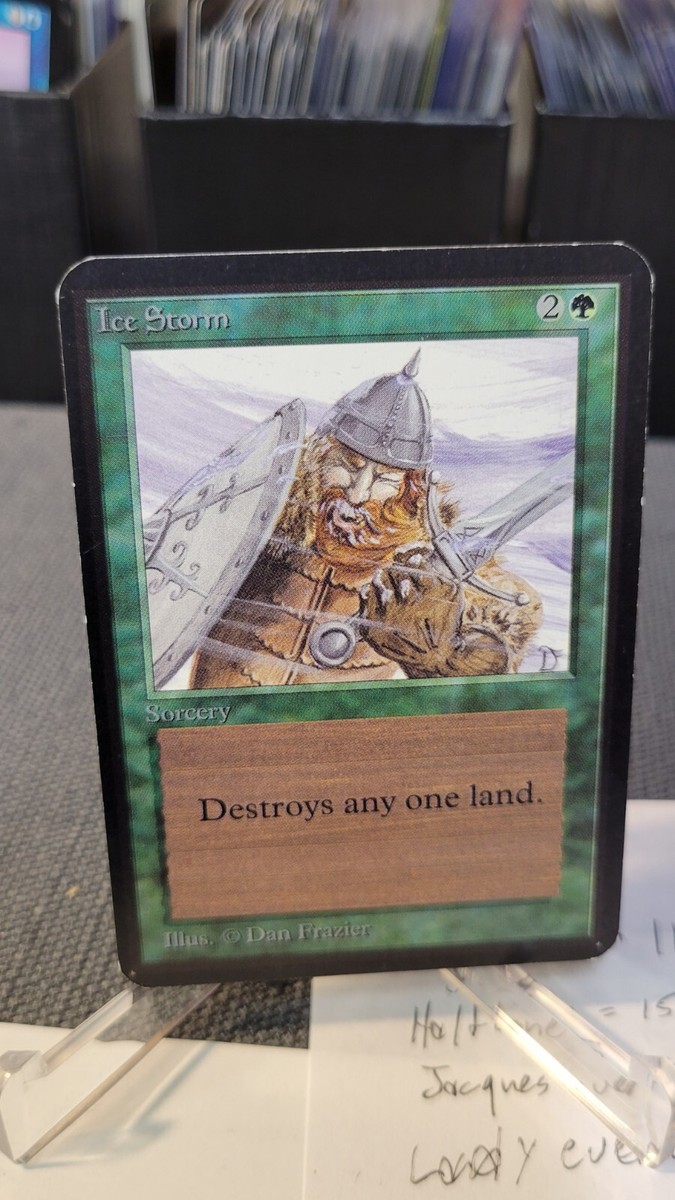 MTG  Ice Storm 英　1枚　2ED Ice Storm | Tales of Aria (Unlimited) | Star City Games