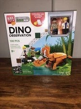 Brand New Block Tech Building Blocks Figures, Set  130 Pieces Dino Observation