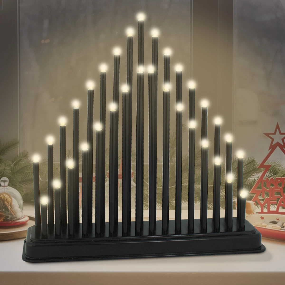Candelabra window lights deals