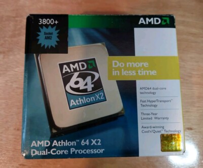 AMD Athlon 64 X2 3800+ 2GHz Dual-Core (ADA3800CUBOX) Processor