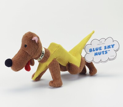 New In Packaging! ZAP  Plush LIGHTNING BOLT DOG Character THE BLUE SKY NUTS