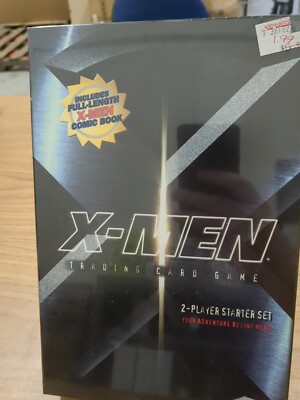 Marvell X-Men Trading Card Game 2-Player Starter Set 2 Decks Sealed Box W Comic