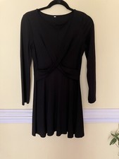 Little Black Party/Casual Dress Unbranded Heavy Quality Material Criss Cross Med