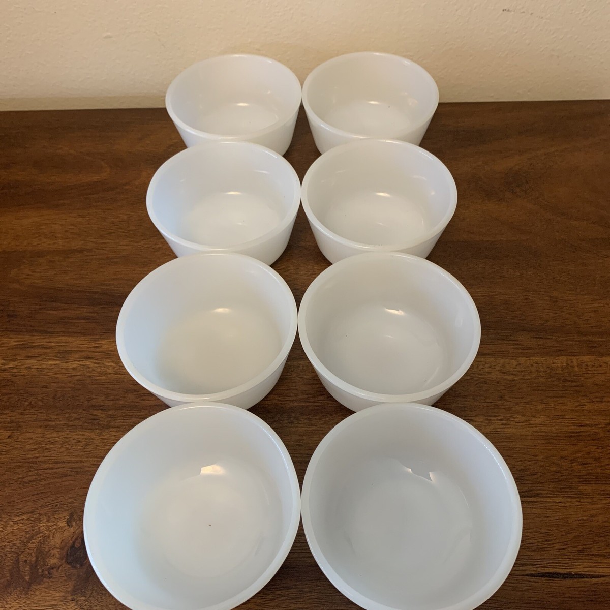 Vintage Lot of (8) Anchor Hocking Fire King Custard Cups