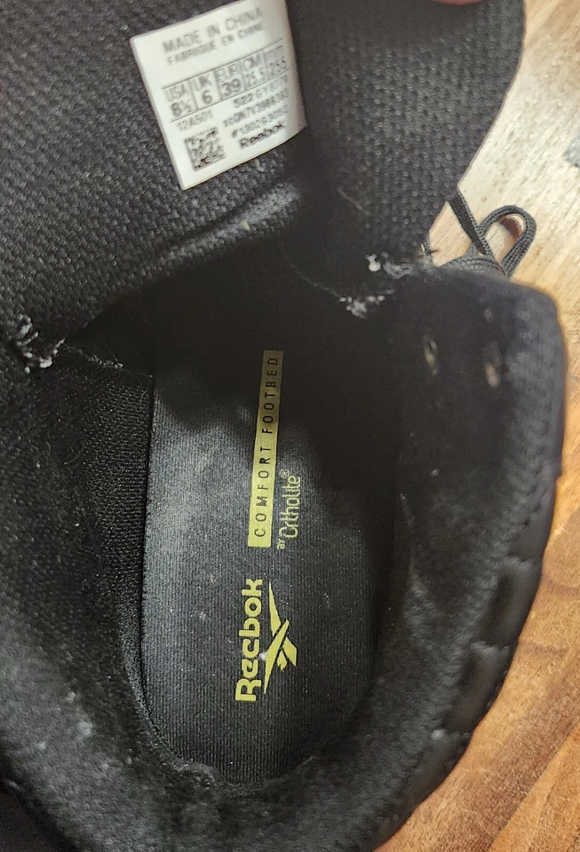 Zapatos de baloncesto Reebok para mujer Royal BB4500 Hi negros 8,5 M excelentes usados Foto 2 de 4