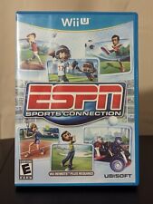 ESPN Sports Connection (Nintendo Wii U, 2012) Complete CIB W/ Manual