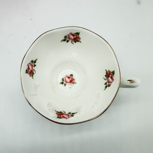 Royal Albert - Polka Rose -1x Mint Green Teacup, Saucer, and Dessert Plate Set - Picture 2 of 9