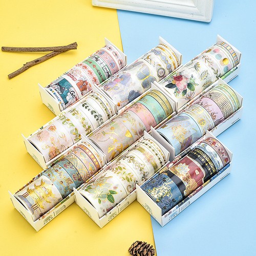 6pcs Crane Washi Tape Set Stickers Masking Tape School DIY Stationery Supplies - Picture 2 of 24