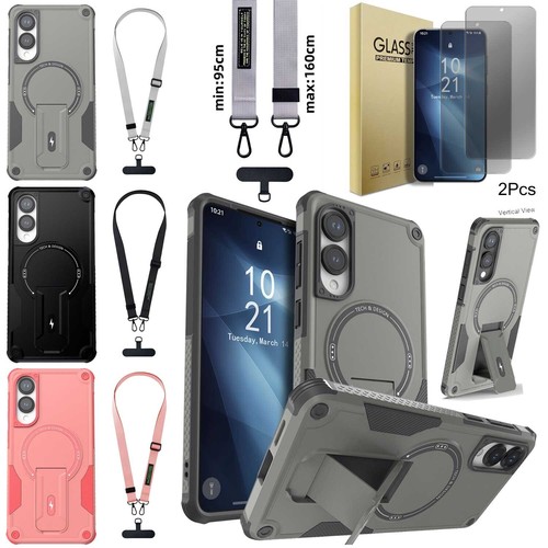 For Samsung A06/A26/A36/A56 Case Hybrid Kickstand Cover/Privacy Screen Protector - 第 1/50 張圖片
