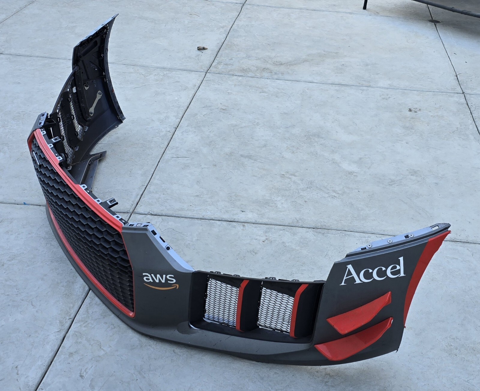 Audi R8 Front Bumper Cover Gt4 Race LMS 33 4S 4S0807437B Grill 