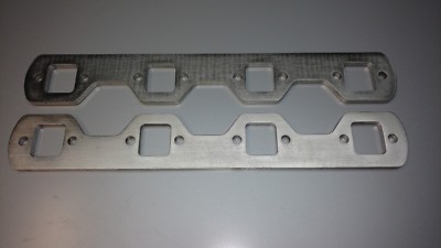 Ford Small Block Auspuff Flansche Baustahl - Mustang, Cobra, TVR, Falcon EF0030