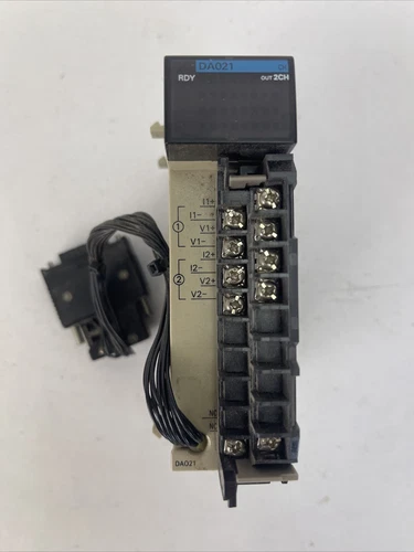 OMRON CQM1-DA021 D/A UNIT 0-20mA/-10 - +10V