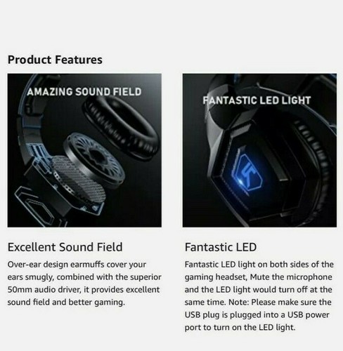 K8 high performance.Professional Gaming Headset.New - Picture 6 of 9