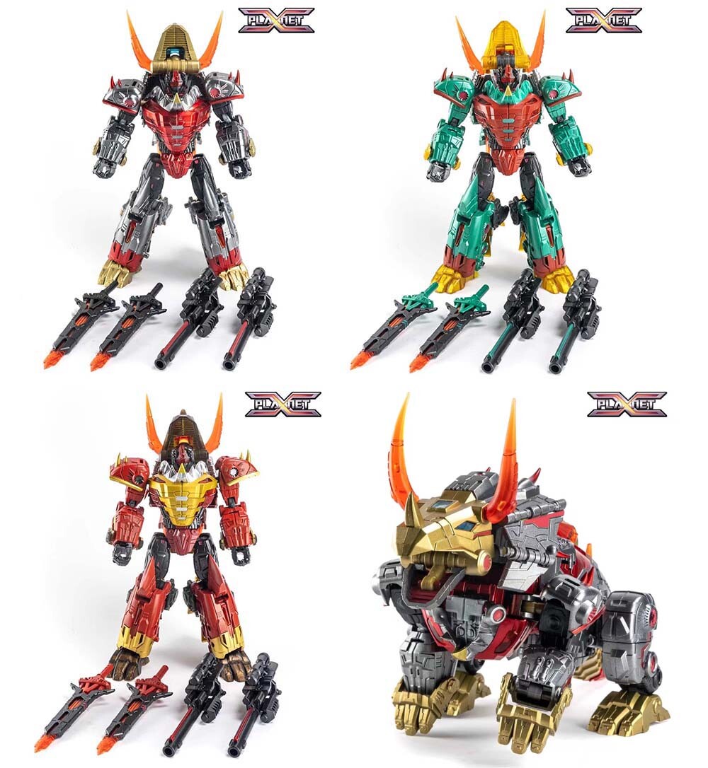 Planet X PX-05 PX-05M PX-05G PX-05R Dinobot Quirinus Slag Planet X PX-05 PX-05M PX-05G PX-05R Dinobot Quirinus Slag