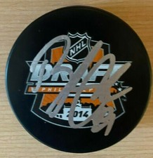 Brendan Perlini Autographed Signed 2014 NHL Draft Puck Detroit Red Wings Coyotes