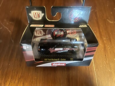  NEW 2023 M2 Machines Auto-Meets 1987 Ford Mustang GT - Custom EDELBROCK  R65