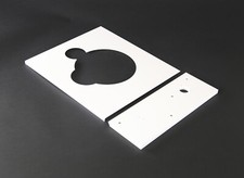 Face Plate  Tonearm Base Board for Thorens TD 125  MK II White