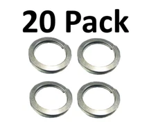 20 Pack Mini Split Rings Trapping Supplies