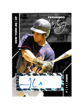 FERNANDO MARTINEZ New York Mets 2008 *BLACK* Certified AUTOGRAPH xx/25 RC