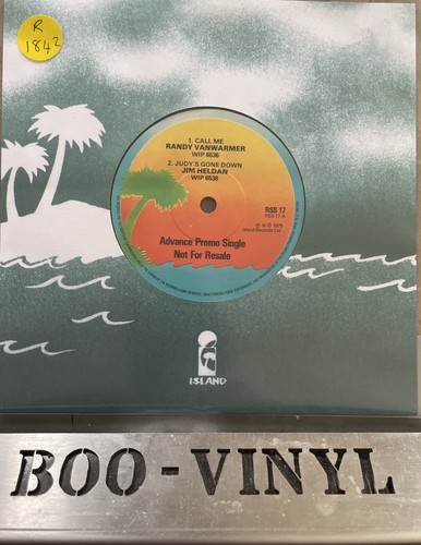 Various - Untitled Rare Promo 7” Record Ep Reggae / Funk Soul Island Records