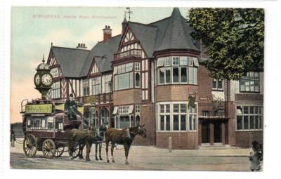 KINGSHEAD, HAGLEY ROAD, EDGBASTON, BIRMINGHAM: Warwickshire Postkarte (C86685)