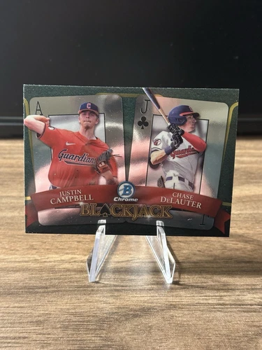 2022 Bowman Draft - Blackjack #BJ-8 Chase Delauter, Justin Campbell