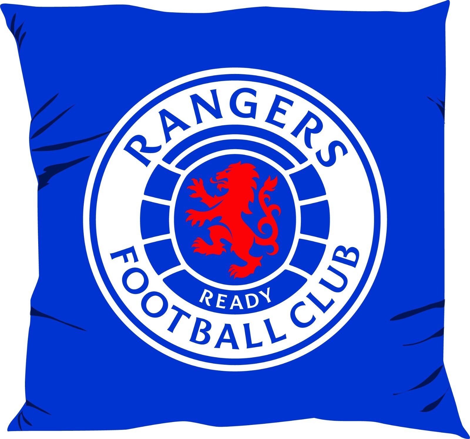 Rangers FC Crest Cushion Blue 37x 37cm With Big Club Logo Official Licensed