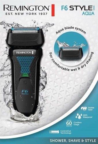 Remington F6 Style Men's Wet Dry Cordless Electric Foil Shaver ...