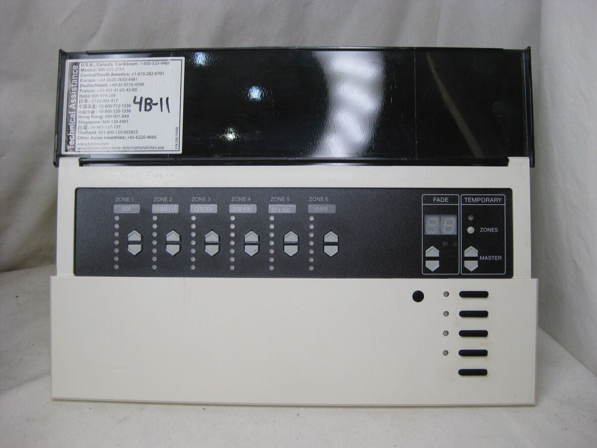 Lutron Grafik Eye OMX 4606 CPN1122 6 Zone Dimming Commercial Lutron Grafik Eye OMX 4606 CPN1122 6 Zone Dimming Commercial