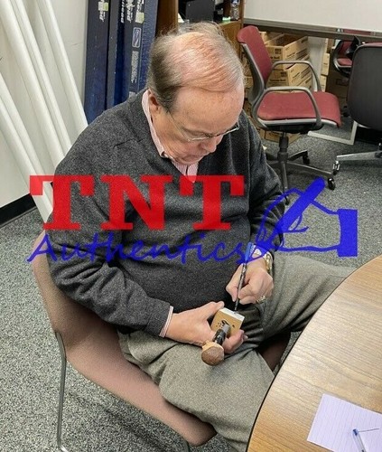 Figura de cabeza bobble de los Detroit Pistons firmada e inscrita de George Blaha - Imagen 3 de 3