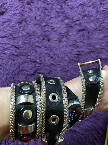 Vintage Metall Gürtel Y2K Strass Punk Metal Avantgarde Unisex - Bild 6 von 11