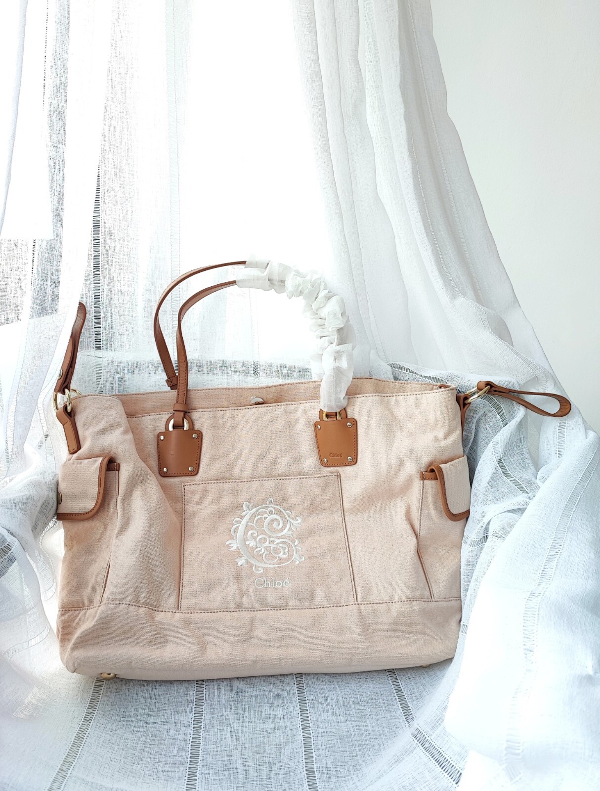 ✨ Chloé Pink Canvas Bag RRP £474  NWOT  ✨ image 4