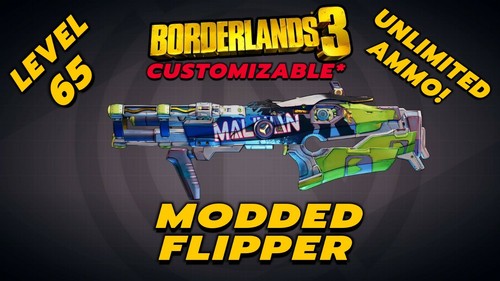 XBox PlayStation PlaBorderlands 3 Modded Flipper Level 72 Unlimited Ammo!