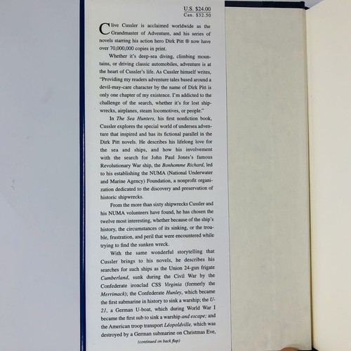 Clive Cussler THE SEA HUNTERS Famous Shipwrecks HC Book w/Craig Dirgo NonFiction - Picture 9 of 15