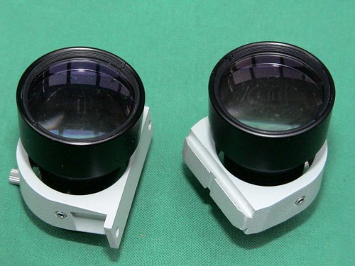 2x Mikroskop OKULARE Microscope Olympus Zeiss Wild Leitz ? Lens Eyepiece Ocular