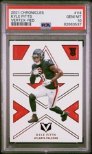 2021 Chronicles Vertex Red Kyle Pitts Rookie #V4 PSA 10 Gem Mint #/199 RC!