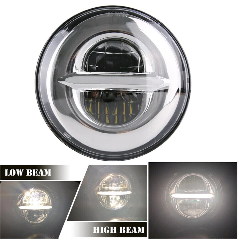 Faro LED de 7 pulgadas para Ducati Monster 1000 900 800 750 695 600 620 S4R S4 Foto 4 de 4