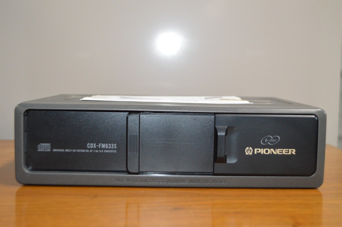 【完動品】カロッツェリア　CDX-FM633S FM方式6連奏CDチェンジャー Ford Mazda Pioneer CDX-FM633S factory 6 disc CD changer 98