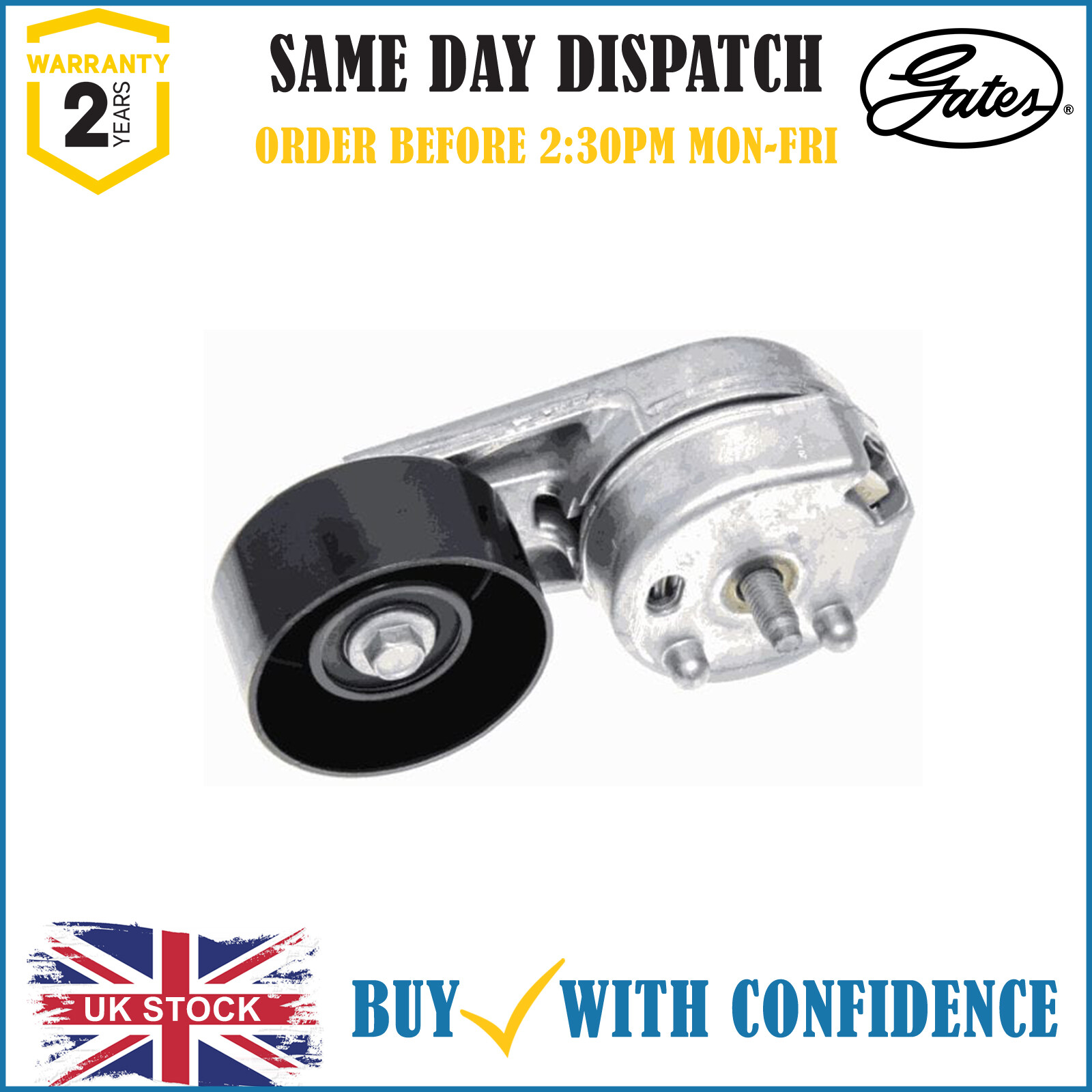 Gates DriveAlign V-Ribbed Belt Tensioner - T39240 - Equivalent to OE Quality - Image 18