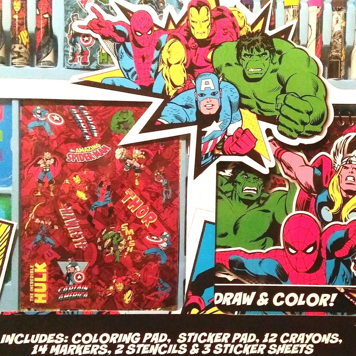Marvel Comics Dazzle & Draw 100 Activity Set - for sale online | eBay