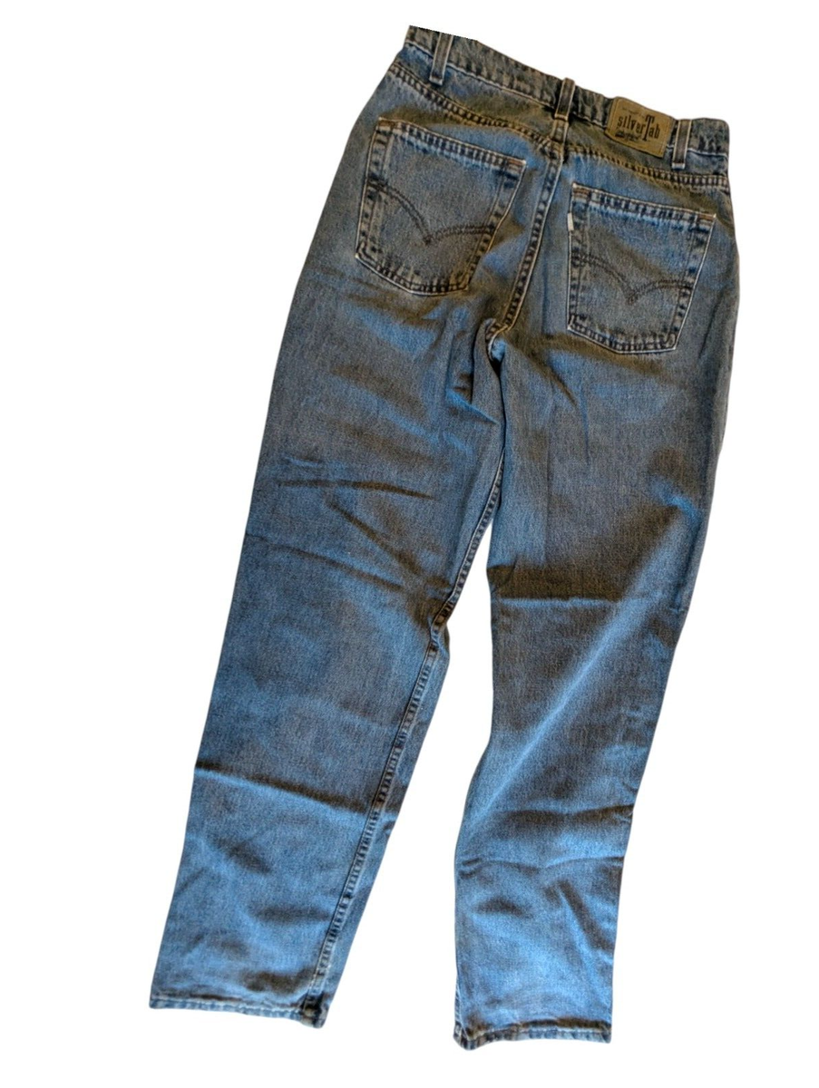 Levi’s Silver tab Loose USA製 W32 L30 Vtg Levis Silvertab Loose Fit Straight Jeans Blue W30 L32