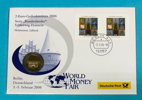 Deutschland 2 Euro Numisbrief World Money Fair Post 2006 - 2023, AUSWAHL (S4-29 - Bild 2 von 44